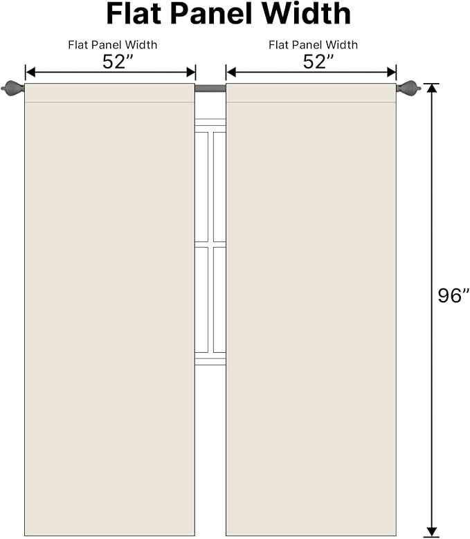 H.VERSAILTEX Blackout Curtains Thermal Insulated Window Treatment Panels Room - Image 7