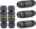 IP68 Waterproof 2 Way 2 Pin Junction Box Electrical Cable Connector, 5 Pack by Thereisnofuturewithouthighqualityproducts