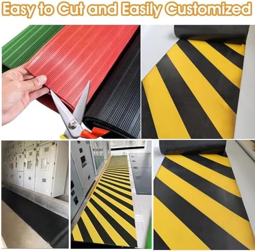 ZAQYCM 40in Wide Insulated Rubber Work Mat High Visibility, Commercial - Image 6