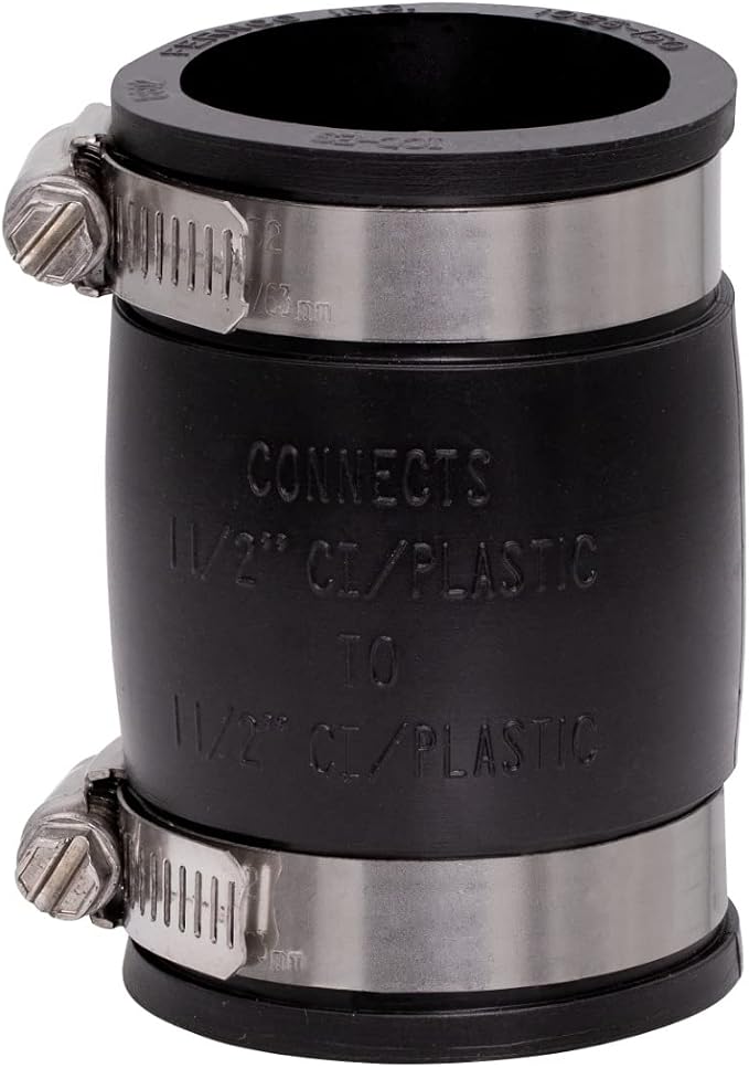 Fernco 1056-150 1-1/2-in. Flexible PVC Pipe Coupling - Image 2