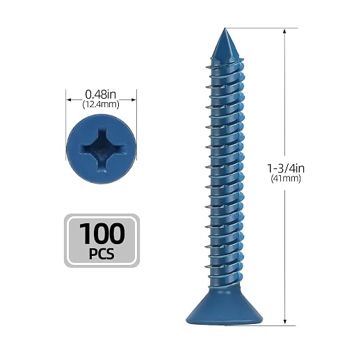 1/4" x 1-3/4" Concrete Screws, Brick or Stucco - Image 2