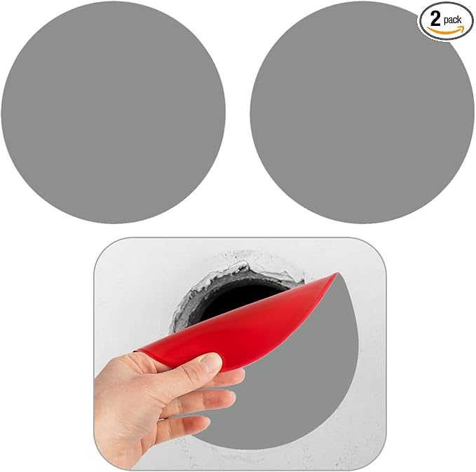 Rubber Bond Self-Adhesive Rubber Wall Outlet Cover Plate 2 Pack by RubberBond