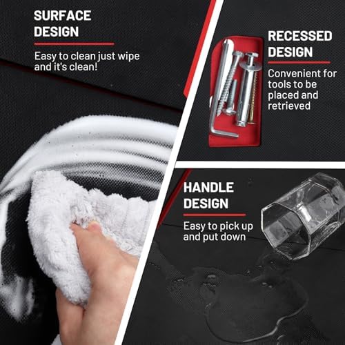 Foldable Mechanic Kneeling Pad, 22.44" Wide EVA Foam Mat, 1 Pack - Image 6
