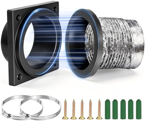 Magnetic Dryer Vent Coupling, DV180 Dryer Vent Connector Kit by Ajonrkwm