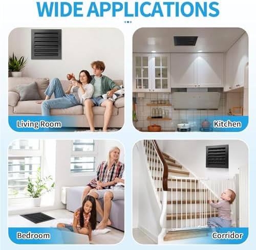 12x12 Modern AC Vent Cover, Decorative Air Vent Register Grille - Image 6