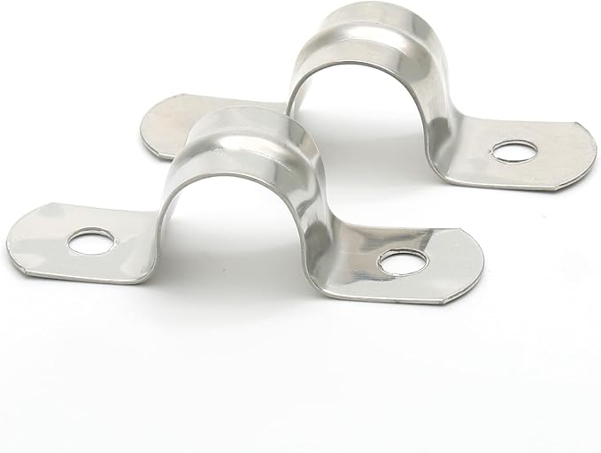 M12 Conduit Clamps, Stainless Steel Cable Clamp, Rigid Pipe Strip, Hanger - Image 4
