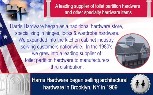 Harris Hardware TP5510-B Strike & Keeper Die Cast Chrome Plated Zamac Bracket - Image 3