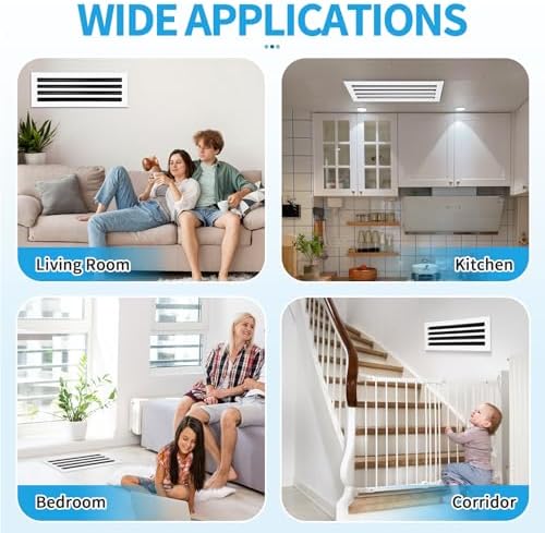26x8 Modern AC Vent Cover, Decorative Air Vent Register Grille - Image 6