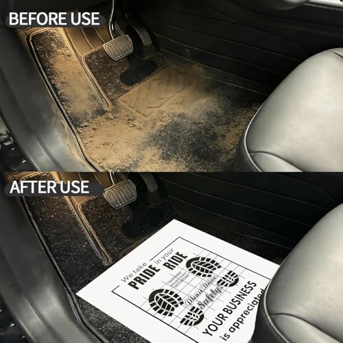 200Pcs Disposable Paper Floor Mats - Image 3