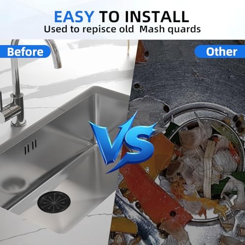 2-Pack Garbage Disposal Splash Guard, 3-1/8" Universal Sink Baffle Stopper - Image 3