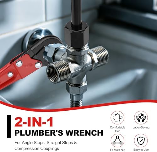 Quick Repair Plumbing Tools Kit – Angle Stop Wrench - Image 5
