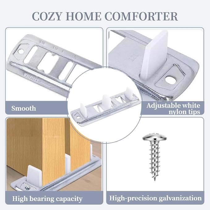 Quiet Glide Sliding Door Roller Set, Top-Hung Sliding Door Hardware Roller & - Image 6