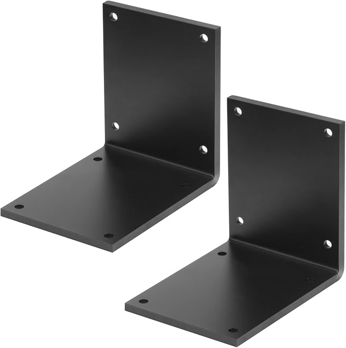 2 PCS Heavy Duty Steel L Angle Bracket - Image 3