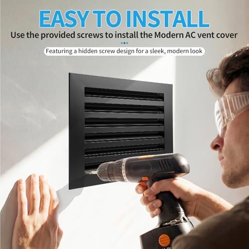 12x12 Modern AC Vent Cover, Decorative Air Vent Register Grille - Image 4