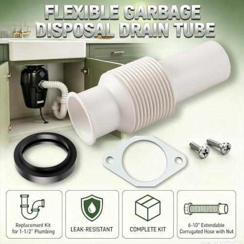 Flexible Garbage Disposal Drain Tube Replacement Kit - Image 5