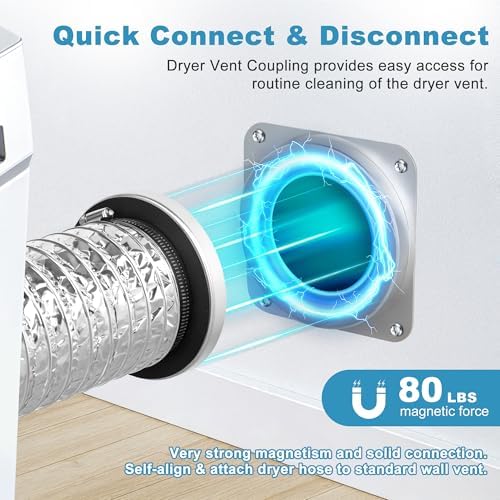 Magnetic Dryer Vent Connector Kit, 4-Inch Quick Connect - Image 3