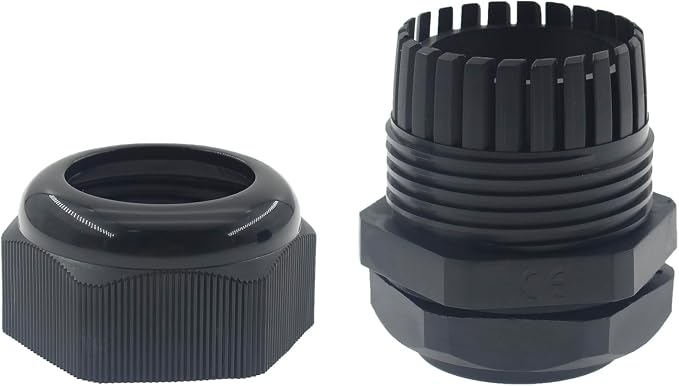 1/4 Inch NPT Strain Relief Nylon Cord Grip, SAFYY 10 PCS Waterproof Cable - Image 5