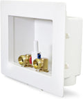 Highcraft Washing Machine Outlet Box Dual Drain, 1/2" PEX Crimp Connection by Highcraft