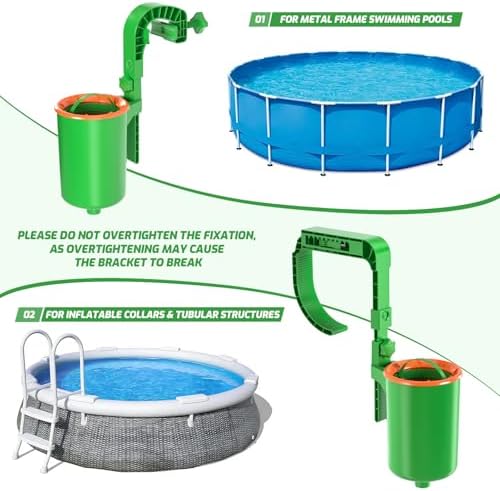 Above Ground Pool Skimmer, Adjustable Floating Pool Filter, above ground pool - Image 3