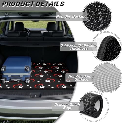 Red Heart Paw Heavy Duty Trunk Mat 29"x39" - Image 6