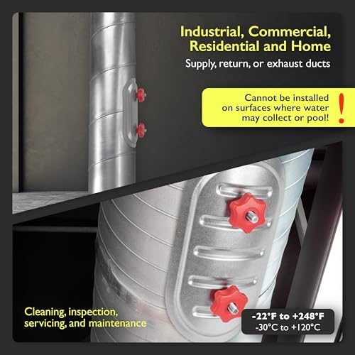Round Galvanized Steel Duct Access Door - Image 6