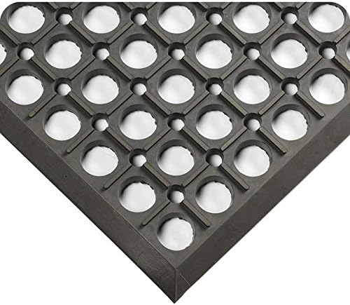 Non-ESD-Safe WorkSafe® Light Open Grid 3 x 20' Cutting Fluid Resistant Grey by Wearwell