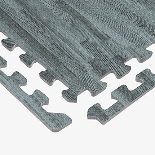 Forest Floor 3/8 Inch Thick Printed Foam Tiles, Premium Wood Grain Interlocking - Image 6
