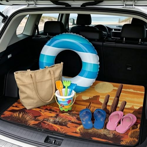 ELEQIN Trunk Cargo Liner for Cars SUV Sedan Truck Non Slip Backing Car Cargo - Image 2