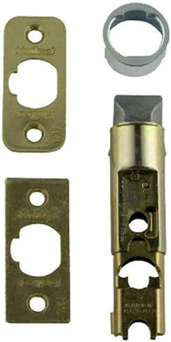 Kwikset 1826-18 6-Way Adjustable Plain Latch, Polished Brass by Unknown