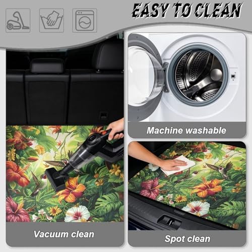 Hummingbird Tropical Universal Car Trunk Mat, Waterproof Cargo Liner - Image 5