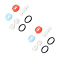 16-Piece Faucet Repair Kit | Ceramic Disc Cartridges & Silicone Washers by Unknown