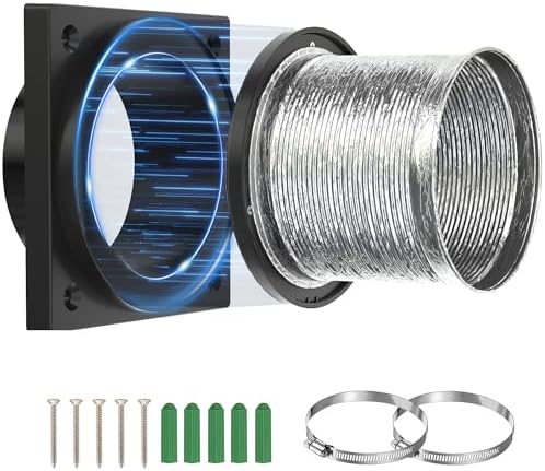 Magnetic Dryer Vent Coupling Connector Kit, Quick Connection and Disconnection by Home