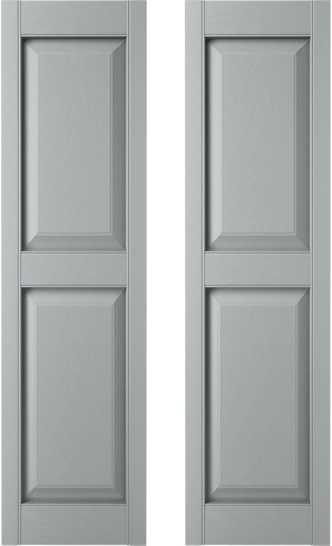 14.75 in. W x 39 in. H Builders Edge, Standard Two Equal Panels, Raised Panel by Builders+Edge
