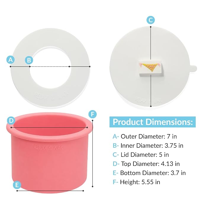 Reusable Non-Stick Silicone Wax Collar + Can + Lid - Image 8