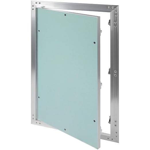 12" x 20" Waterproof Drywall Access Panel, Tileable and Paintable Ceiling and by ECOPROVENT
