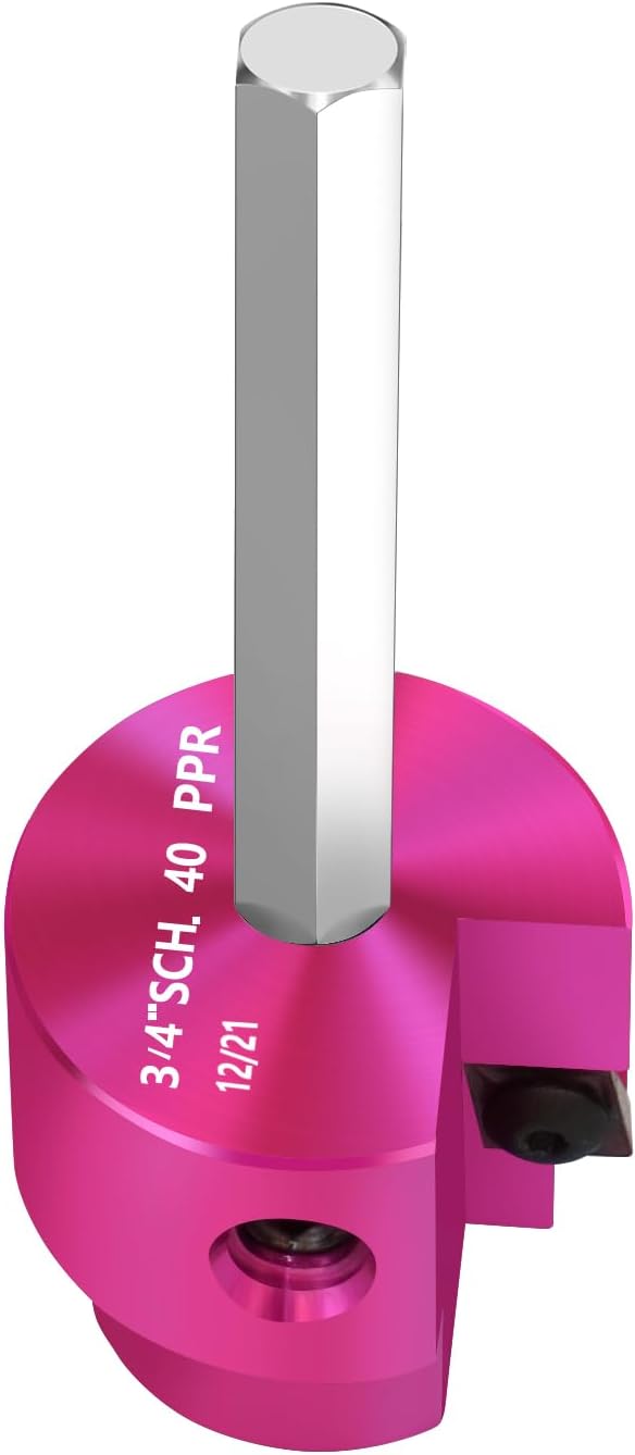 PVC Fitting Saver 3/4 Inch Head, PVC Pipe Reamer Socket Saver | PVC Reamer by JYINCPED
