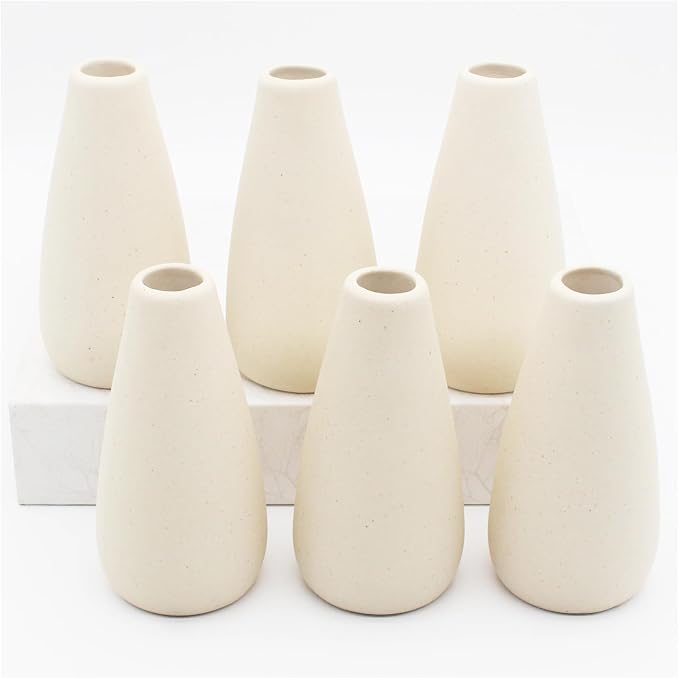 YANLING 6 Pack Modern Small Vase - Image 7