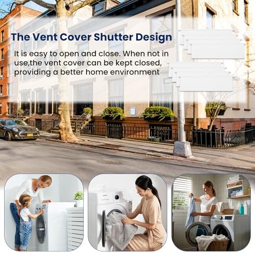 4 inch Dryer Exhaust Vent Cover Panel 8Pcs - Image 5