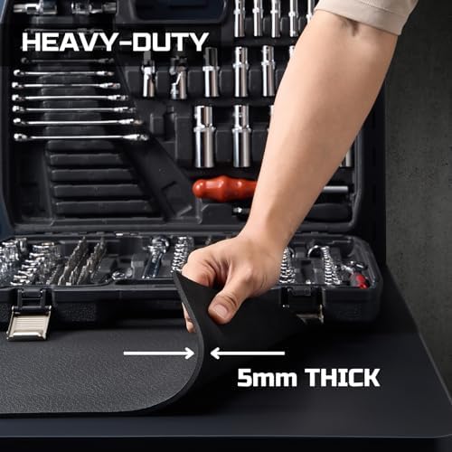 ONREVA Workbench Mat 18X46 Inches, 5mm Thick EVA Rubber Work Mat, Protect Your - Image 4