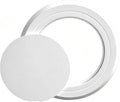 Plastic Access Panel 2 Pack, ABS Round Wall Hole Cover Plate, 3 Second Adhesive by Unknown