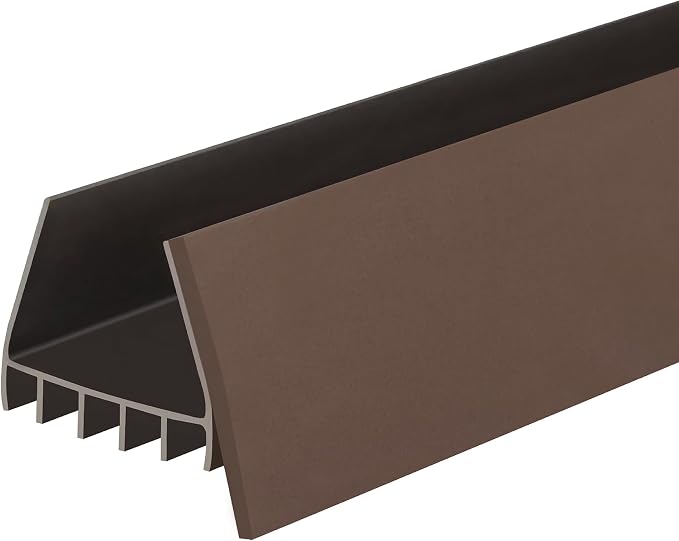 PVC Slide on Door Sweep with Foam Draft Stopper/Sweep by RandallManufacturing