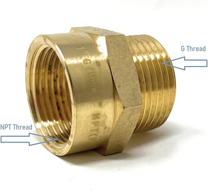 G Thread Male to NPT Female Adapter | Lead-Free)) - Image 2