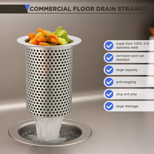 1 Pcs Commercial Floor Drain Strainer - Image 3