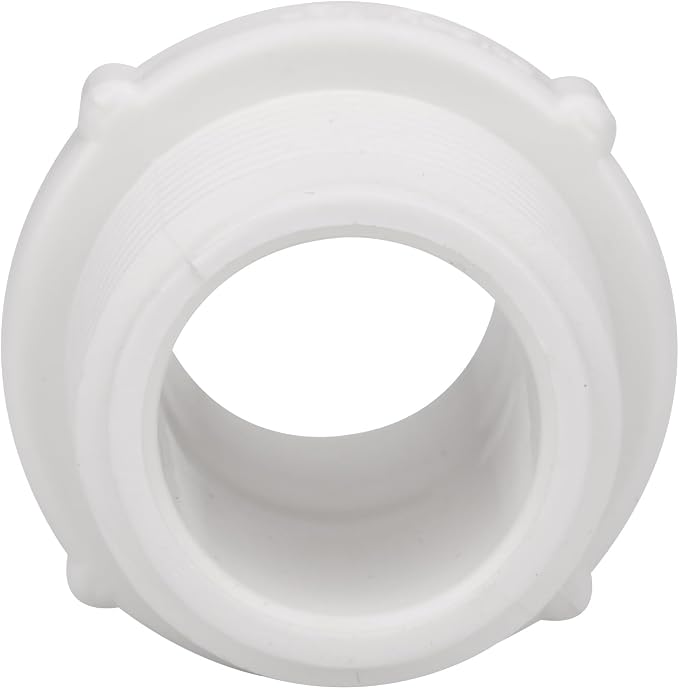 20Pack 1/2 Inch PVC Nipple Coupling Adapter Connector 1/2" PVC NPT Thread Pipe - Image 3