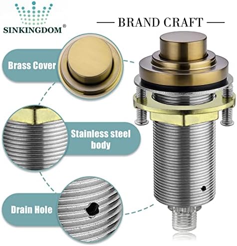 SinkTop Air Switch Kit for Disposal, Dual Outlet - Image 2