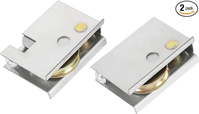 Sliding Patio Door Rollers, 1-1/2" Steel Ball Bearing, Edge Adjustable by Unknown
