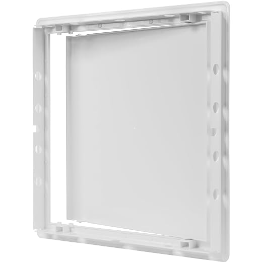 12" x 12" White ABS Plastic Plumbing Access Panel - Image 5