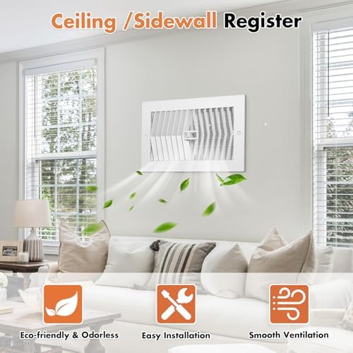 2 Pack 10 x 6 Inch Air Vent Cover - Image 5