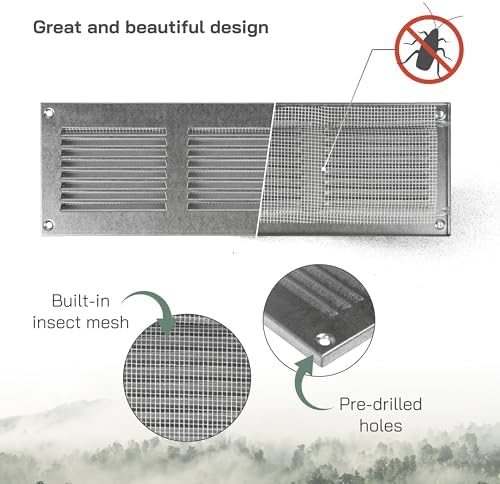 Vent Systems 12'' x 4'' Inch Pack of 3 - Image 3