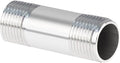 Quickun 304 Stainless Steel Nipple Pipe Fitting, 1/2" NPT x 1/2" NPT Male by VisittheQuickun